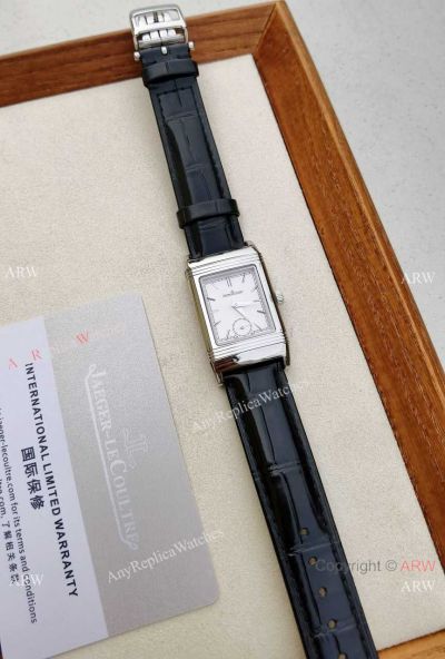 Copy Jaeger-LeCoultre Reverso one Monoface Quartz Watches 23mm Ladies White Dial